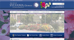 Desktop Screenshot of cityofsylvaniaga.com